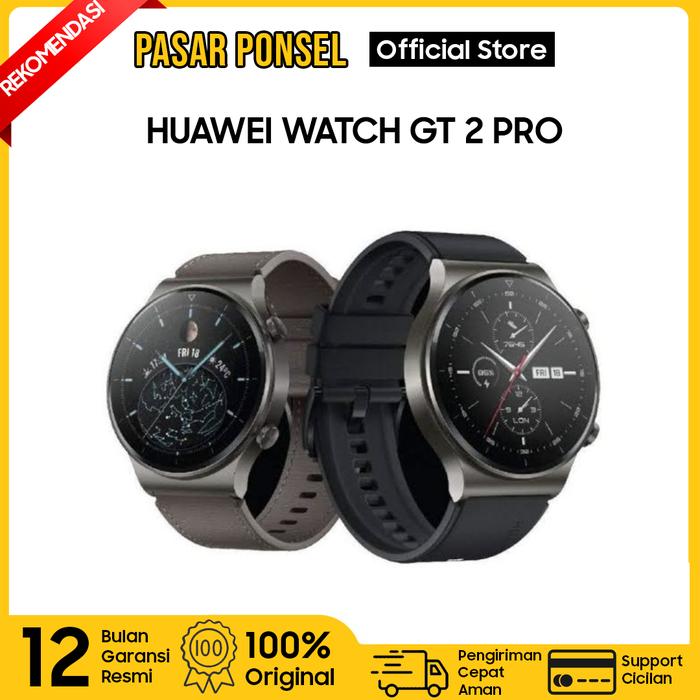 Gambar HUAWEI WATCH GT 2 PRO GARANSI RESMI PROMO MURAH - Abu-abu dari Pasar Ponsel Surabaya undefined Tokopedia