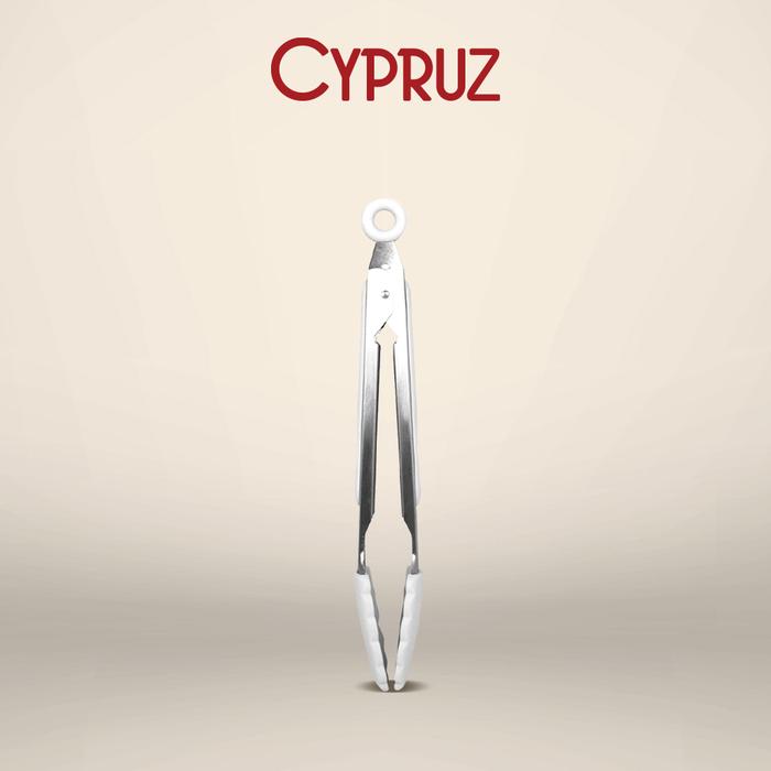 Gambar [SPECIAL LIVE] Cypruz Tongs Silicone Capitan Makanan Food Grade - Putih dari Cypruz Kitchenware undefined Tokopedia