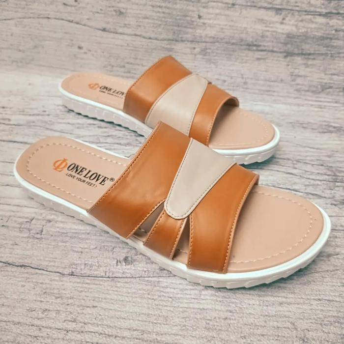 Gambar Grosir Sandal Wanita Dewasa 14 - One Love Jogja - Tan Krem, 38 dari One Love Jogja undefined Tokopedia