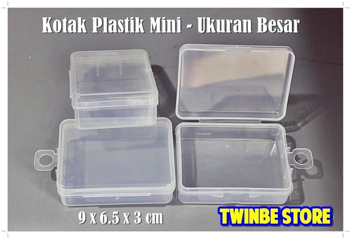 Gambar Kotak Plastik Mini Kecil / Mini Plastic Case / Storage Box 7x5x2.5cm - - MiniContainer M dari Twin Be Store undefined 5 Tokopedia