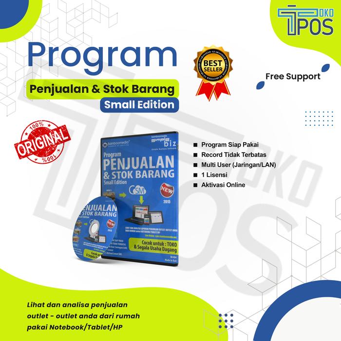 Gambar Software Aplikasi Penjualan dan Stok Barang Small Business Edition dari RESTU KOMPUTER undefined Tokopedia