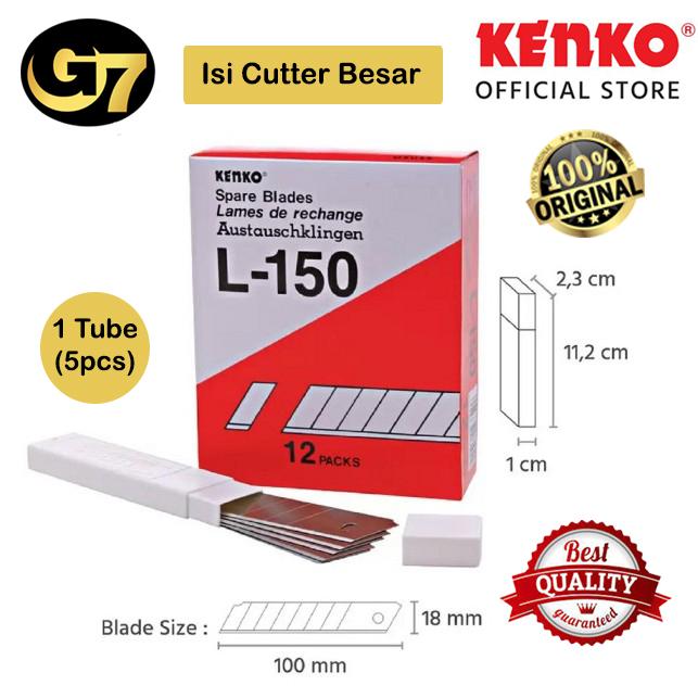 Gambar Cutter Besar Kenko L500 Pemotong Kertas Super Tajam Pisau Kater - Isi Cutter dari Go7 Store undefined Tokopedia