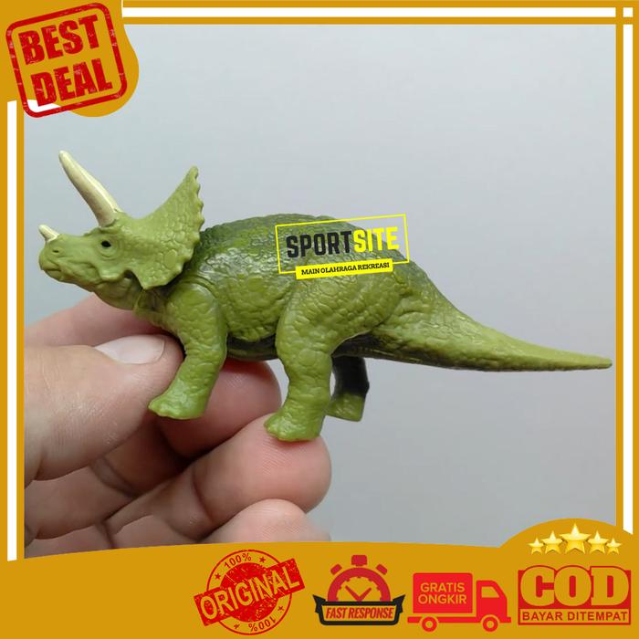Gambar Jurassic World Dino Escape Mini Action Dino Figure Mainan Ori Mattel - 15P Triceratops dari Sportsite undefined Tokopedia