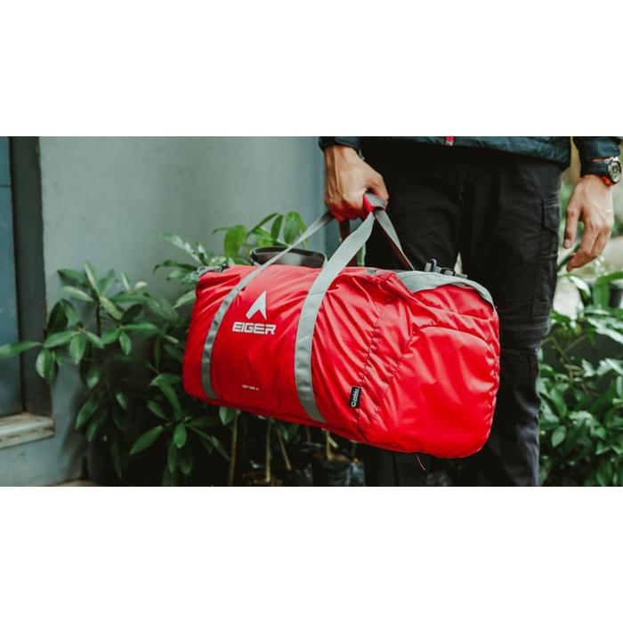 Gambar Tas Eiger Concisor Folded Duffle 60 Tas Jinjing Travel Bag Original - red dari Kingdom_adventure undefined Tokopedia