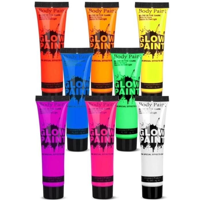 Gambar 25 ml Cat Lukis Badan/Wajah Cair Body Face Painting Glow in the Dark - Pink dari iNt Gallery undefined Tokopedia