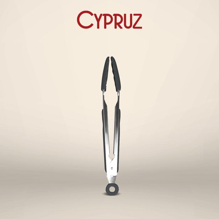 Gambar [SPECIAL LIVE] Cypruz Tongs Silicone Capitan Makanan Food Grade - Abu-abu dari Cypruz Kitchenware undefined Tokopedia