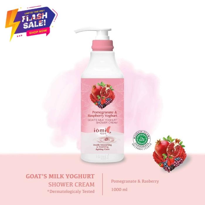 Gambar IOMI Shower Cream 1000ml | Coconut Shea Butter Rasberry Avocado - rasberry dari Damastia undefined Tokopedia
