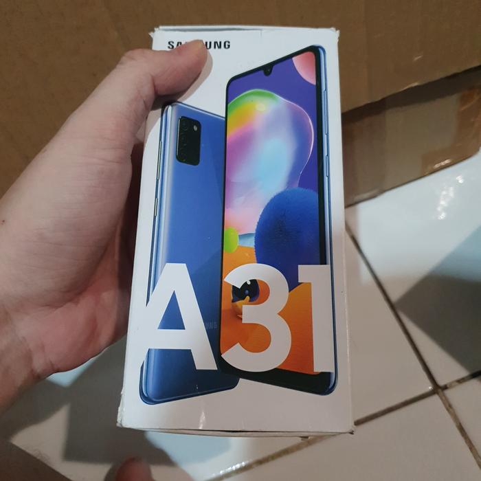 Gambar SAMSUNG GALAXY A31 RAM 6/128GB DUAL SIM SECOND EX SEIN FULSET NO MINUS - Ram 6/128Gb dari my shopping addicted undefined Tokopedia