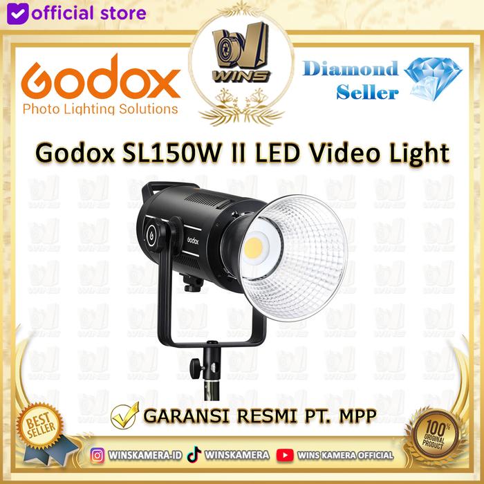 Gambar Godox SL150W II LED Video Light | Godox SL 150W II LED Lighting Studio dari WINS OFFICIAL STORE undefined Tokopedia