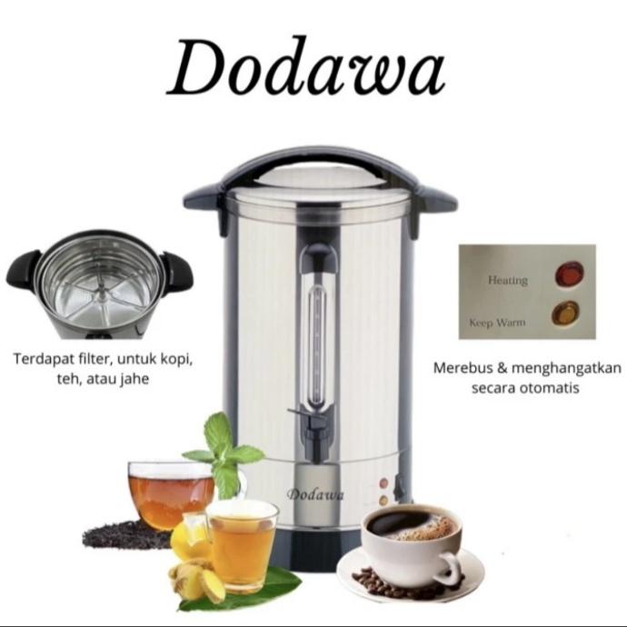 Gambar water boiler & coffee maker dodawa / pemanas air - 6,8L(40 cup) dari best home kitchen undefined Tokopedia
