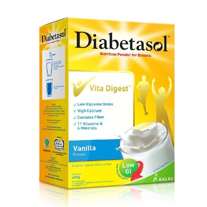 Gambar SUSU DIABETASOL VITA DIGEST RASA VANILLA 600 GRAM dari SobatMedika undefined Tokopedia