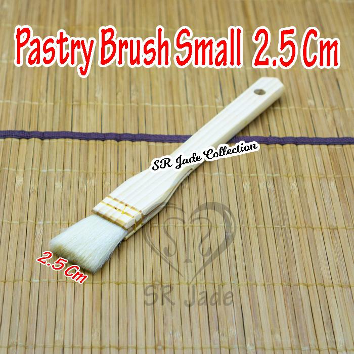 Gambar Kuas Bulu Domba Kuas Kue Kuas Roti Kuas Kayu Pastry Cooking Brush - Small 2,5 Cm dari SR JADE COLLECTION undefined Tokopedia