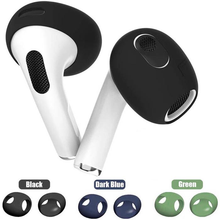 Silicone Case Cover Earbuds for Airpods For Apple Airpod Gen 2pcs  Soft Earphone Casing Protector Guard Green