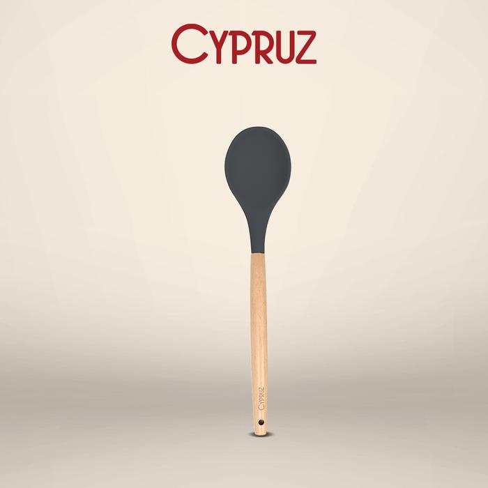 Gambar Cypruz Mixing Spoon Silicone / Sendok Saji Food Grade AM-0933 - Abu-abu dari Cypruz Kitchenware undefined Tokopedia