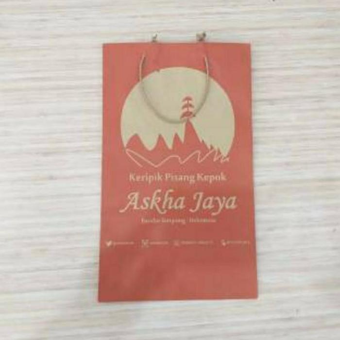 Gambar - keripik pisang coklat lampung . oleh oleh khas lampung . keripik - paper bag 1pcs dari cartoon-mart undefined Tokopedia