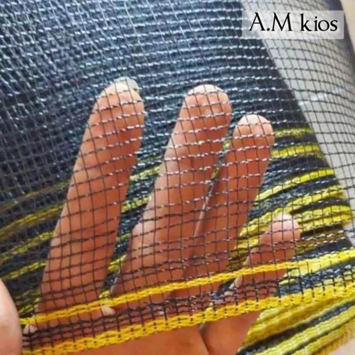 Gambar Jaring waring hitam per meter, jaring pagar ayam,waring pagar tanaman dari A.m kios undefined Tokopedia