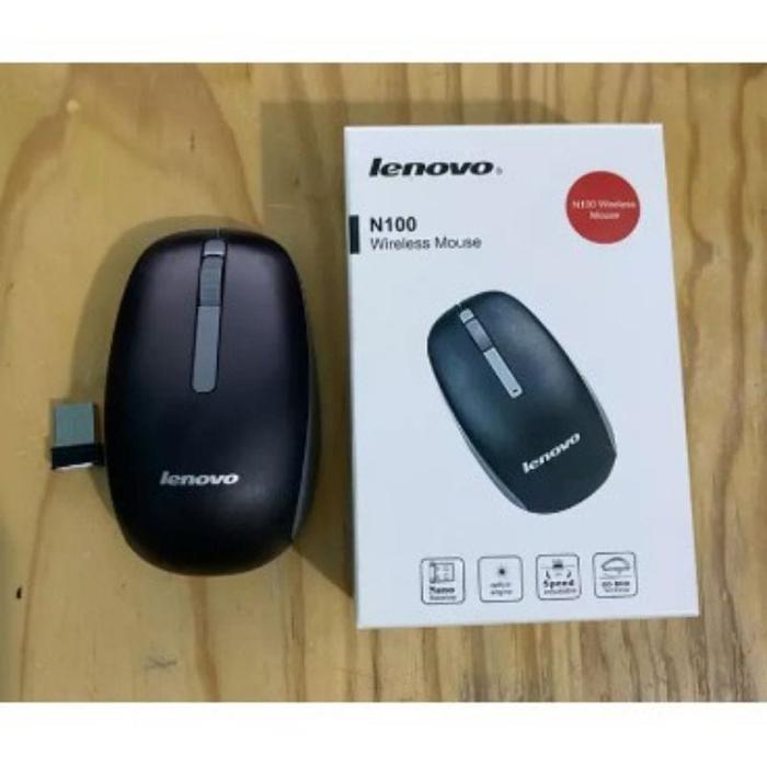 Gambar mouse lenovo wireless two-way N100 - mouse dari technonic undefined Tokopedia