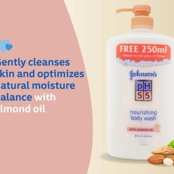 Gambar johnsons ph 5.5 1000ml - sabun Mandi Johnson - Johnson ph 55 sabun - ALMOND dari Sales Bay undefined Tokopedia