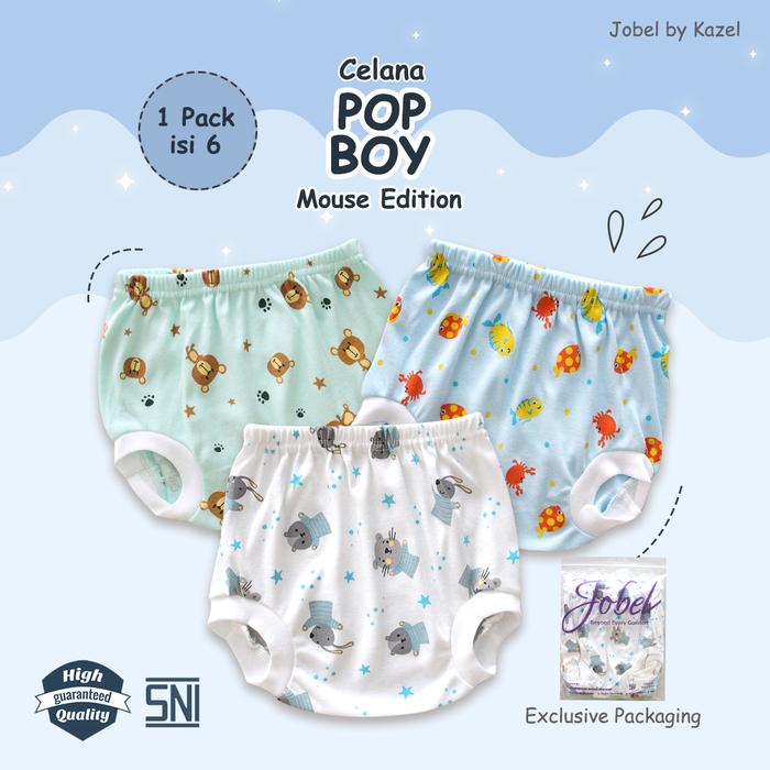 Gambar Kazel Babywear Jobel Celana Pop Motif Boy/Girl 0-24Bulan (6Pcs) - MOUSE, UK M dari Kazel Babywear Kota Administrasi Jakarta Utara Tokopedia