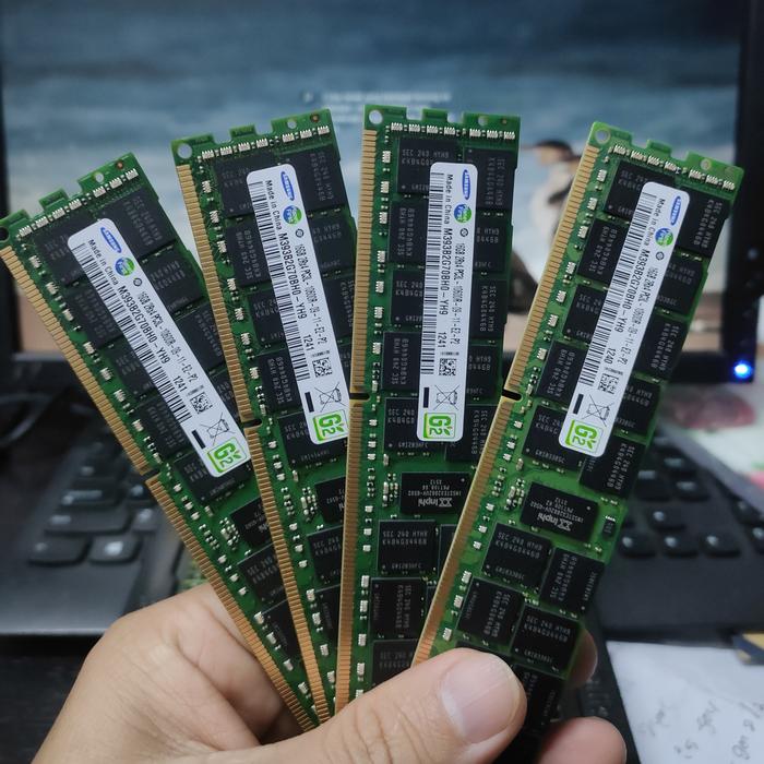 Memory ram server 16gb ddr3 pc3L 10600R Ecc Reg-khusus pc server Xeon Ram  PC3L-10600R