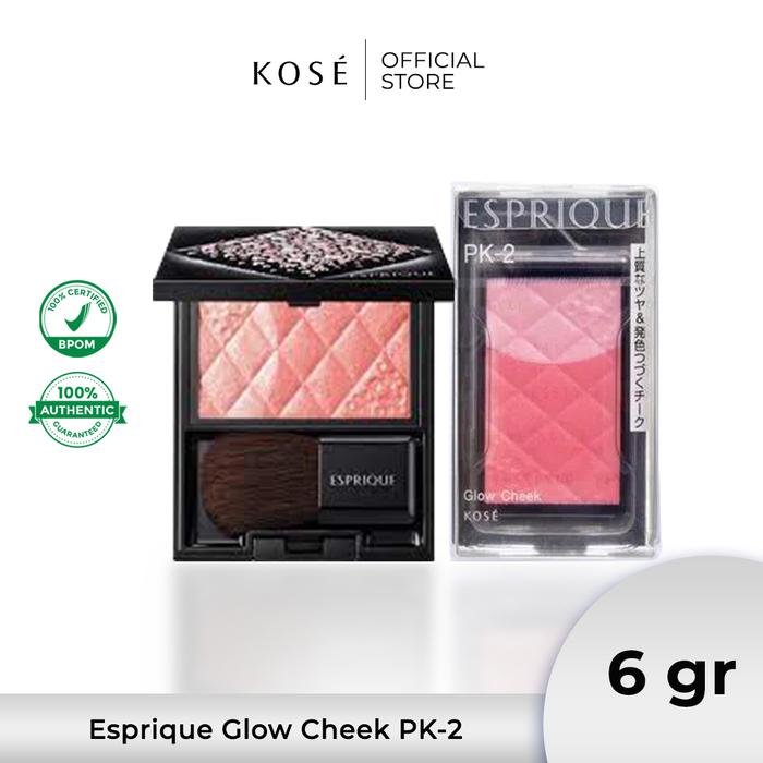 Gambar KOSÉ Esprique Glow Cheek PK-2 Glow Cerise dari Sekkisei by KOSE undefined Tokopedia