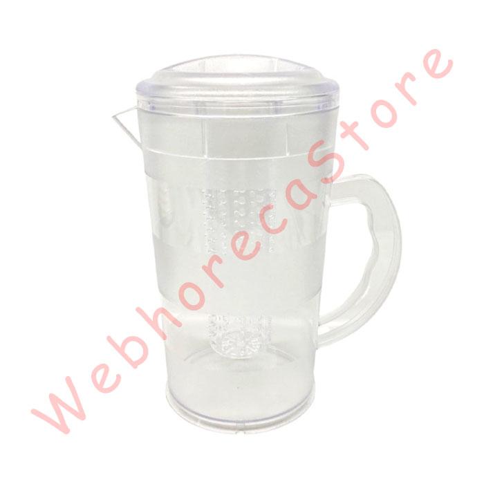 Gambar Jiwins Polycarbonate Water Pitcher Jug 1.9L/ Teko Teh Tutup PC Acrilic - Infusion Chambe dari Webhorecastore undefined Tokopedia