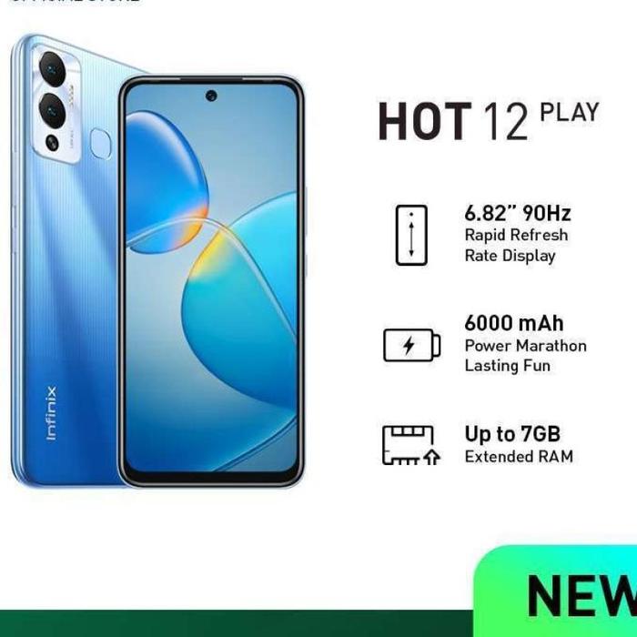 Gambar Infinix Hot 12 Play 4/64 Garansi Resmi - 4/128 dari PALACE 21 STORE undefined Tokopedia