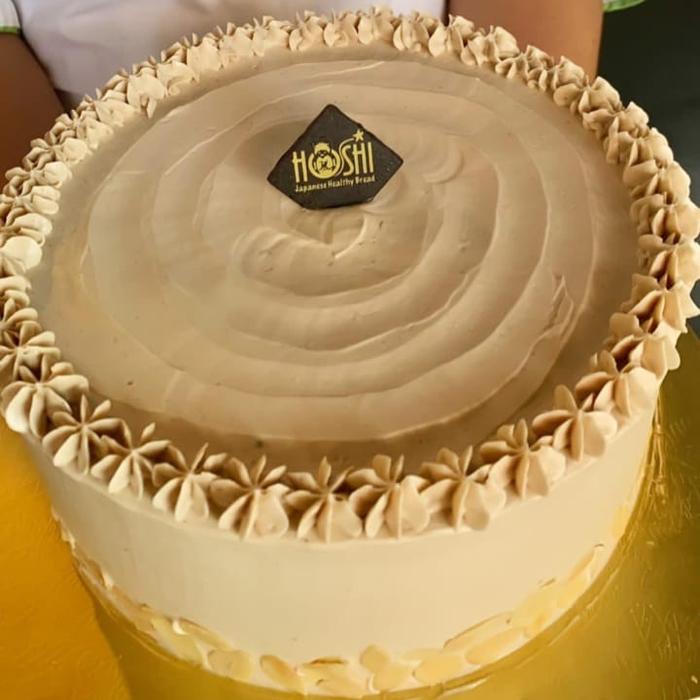 Gambar Almond Nutella Cake uk 20cm dari Hoshi Bakery Kasuari undefined Tokopedia