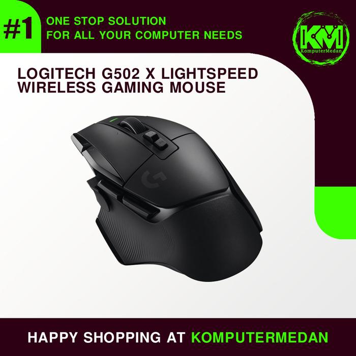 Gambar Logitech G502 X Plus Mouse Gaming Wireless RGB HERO 25K DPI dari KomputerMedan OS undefined Tokopedia