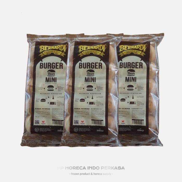 Gambar Bernardi Roti Burger Mini dari FP Horeca Indo Perkasa. Tokopedia undefined Tokopedia