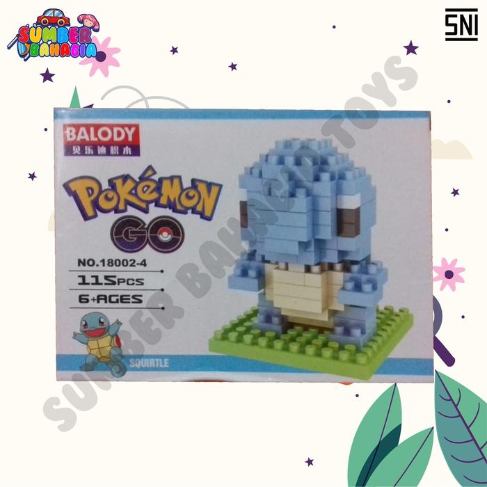 Gambar Lego Pokemon Go - Squirtle dari Sumber Bahagia Toys 87 undefined Tokopedia