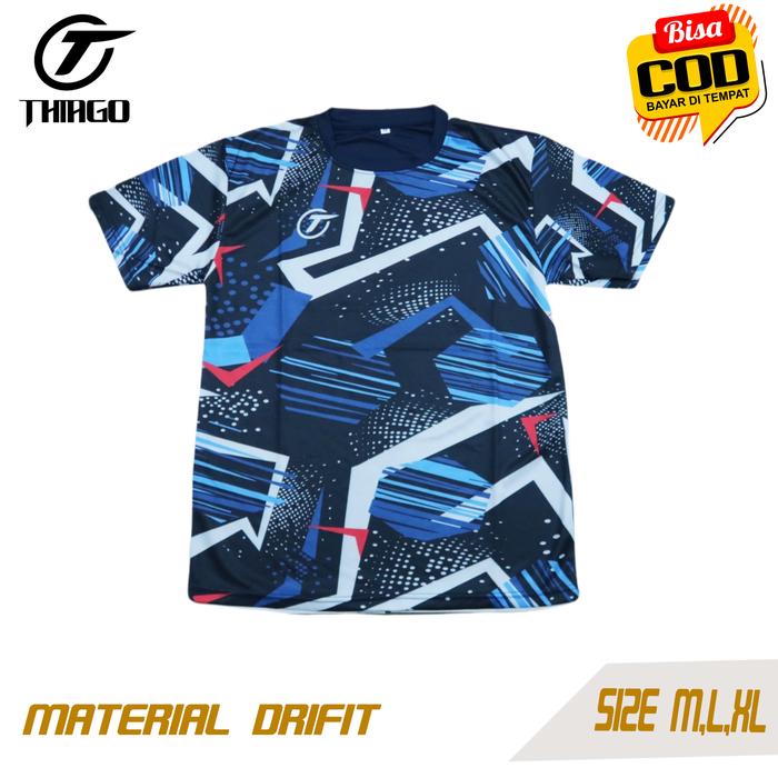 Gambar Jersey Printing-Kaos Olahraga/Jersey Team-Futsal-Badminton-Volly - Atasan, M dari Sagi 09 undefined Tokopedia