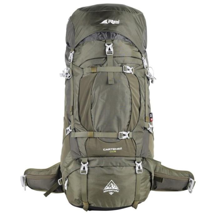 Gambar Tas Carier Arei Cartenz 60L Tas Arei Gunung Outdoor Hiking Camping - Olive, 60L dari Lopedia undefined Tokopedia
