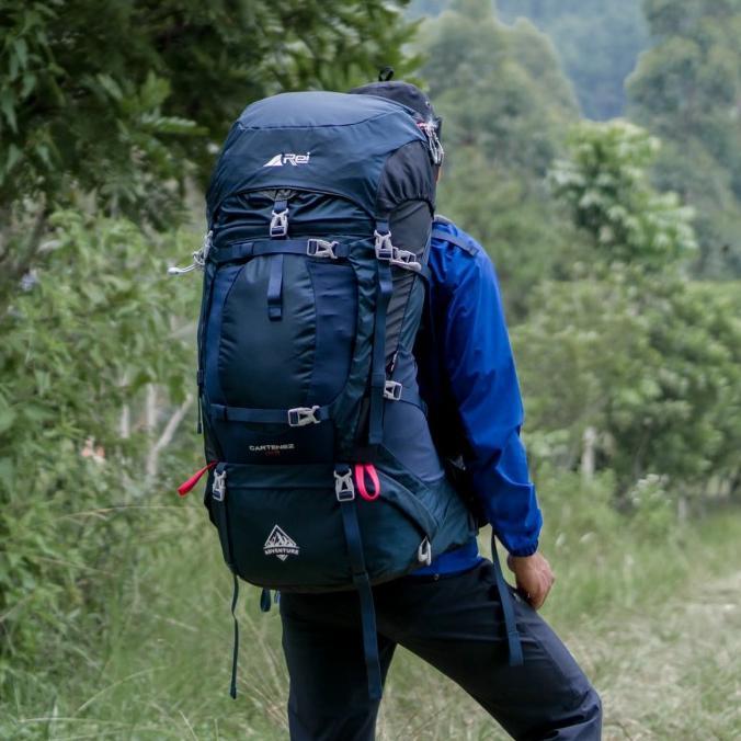 Gambar Tas Punggung// Carier Cartenz 60L Arei Outdoor Gear - Navy, 60L dari Lopedia undefined Tokopedia