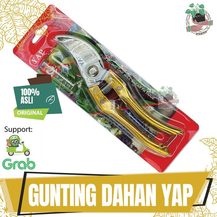 Jual Gunting Dahan Tanaman YAP Premium Tajam Stainles Pemotong Ranting ...