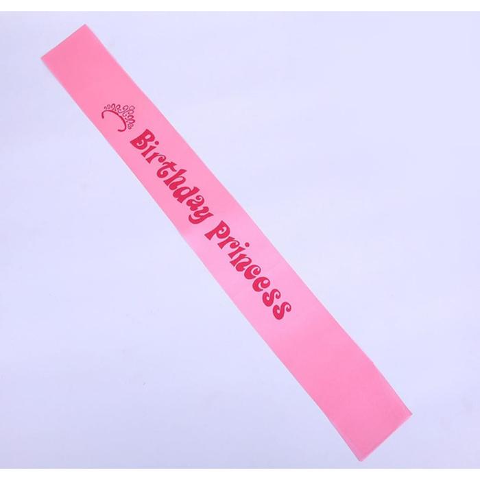 Gambar Selempang /Sash BirthdayGirl, BirthdayBoy, BirthdayPrincess, BrideToBe - BdayPrincesPink dari Pestaphoria undefined Tokopedia