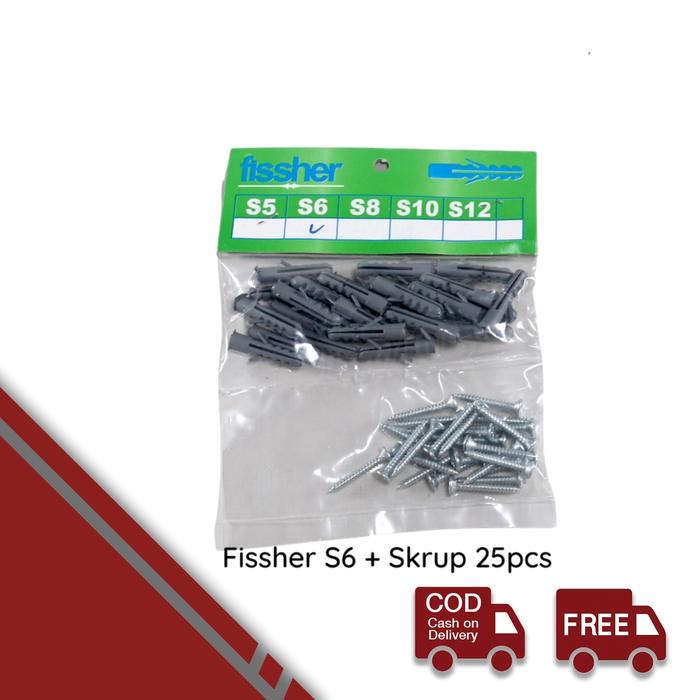 Gambar SPIDY Paku Sekrup Set Tembok Semen S5 - S12 Skrup Dinding Beton - S6 25 set dari MST TOOLS undefined Tokopedia