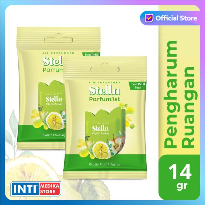 Gambar STELLA - Parfum'ist Clip On Pocket | Pewangi Ruangan | Pewangi Stella - Exotic Fruit, Set dari INTI MEDIKA STORE undefined Tokopedia