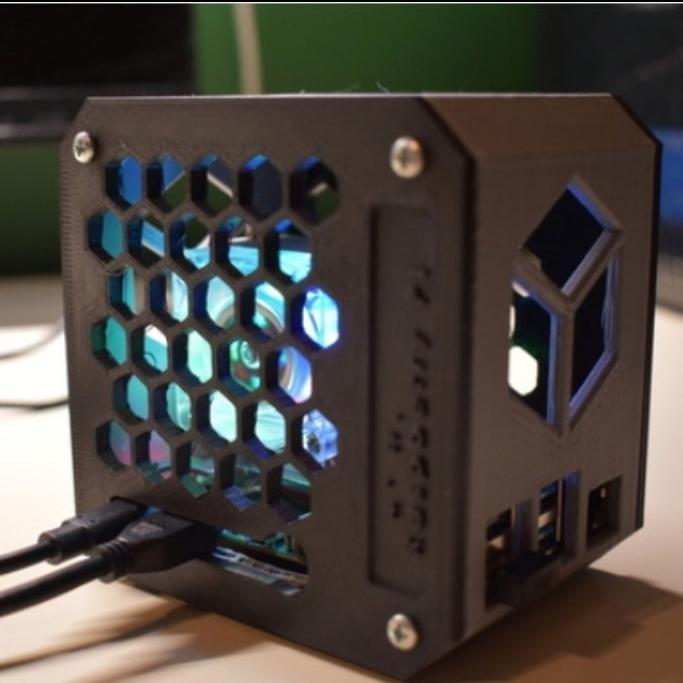 Gambar Aksesoris Komputer Raspberry Pi 4 Dekstop Tower Case - h3d dari HaezerGarage undefined Tokopedia