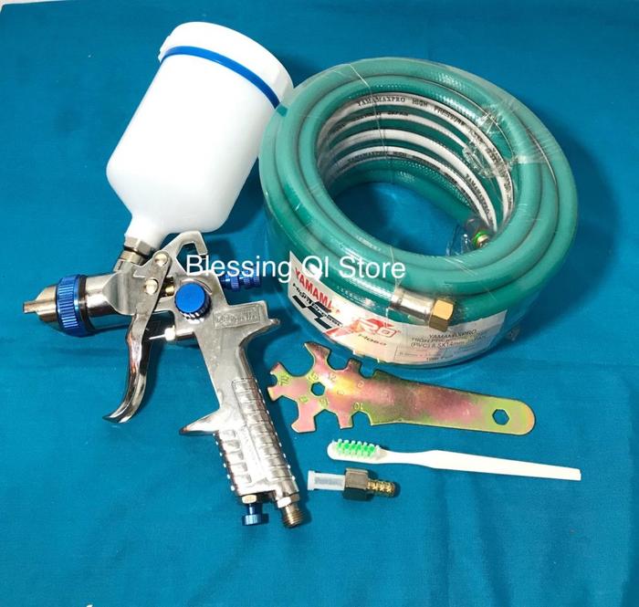Gambar SPRAY GUN DEFYNIK HPLV JET 2000 + SELANG KOMPRESOR 10 M - AA dari Blessing ol Store undefined Tokopedia