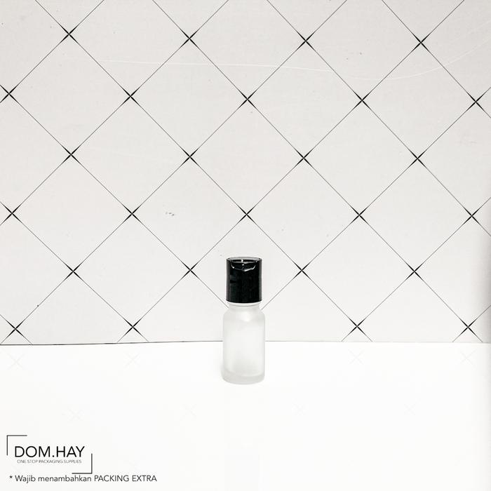 Gambar Botol Presstop Hitam Kaca Frosted Doff Packaging Luxury Skin Care - 10ml dari DomHay.Pack undefined Tokopedia