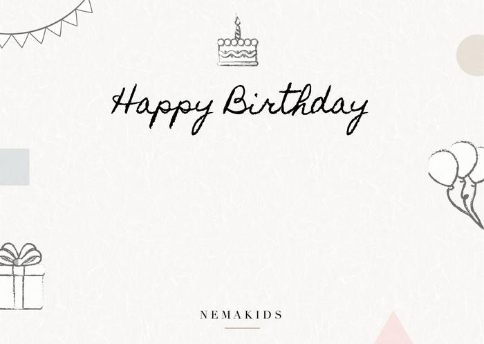 Gambar Gift Wrap + kartu ucapan - bday card dari Nema Kids undefined Tokopedia