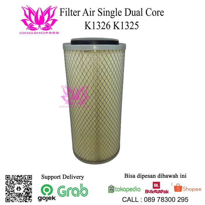 Gambar Filter Air Single Dual Core K1326 K1325 Filter Udara Heli Forklift dari ongshop888 undefined Tokopedia