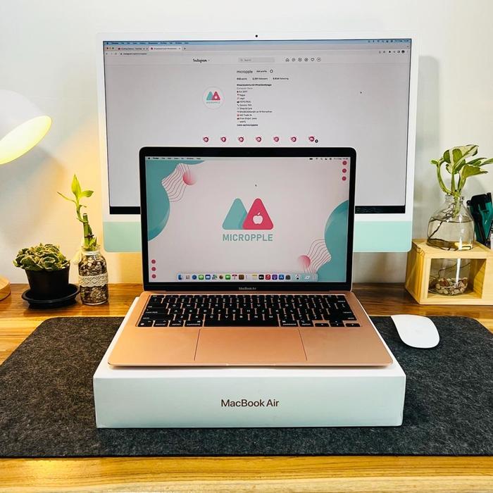 Jual Macbook Air M1 2020 MGND3 Fullset Murah Sleman