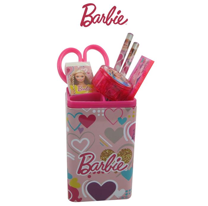 Gambar BARBIE Stationery Set / Alat Tulis Set Ori / Pen Holder BB20006 dari Bonette Shop undefined Tokopedia