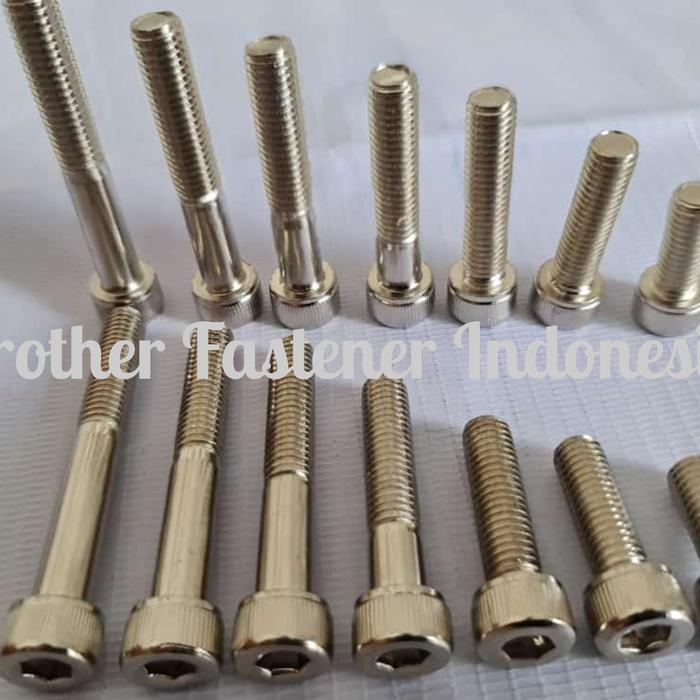 Gambar baut L 8x60 nekel dari Mega Grosir Baut Tangerang undefined Tokopedia