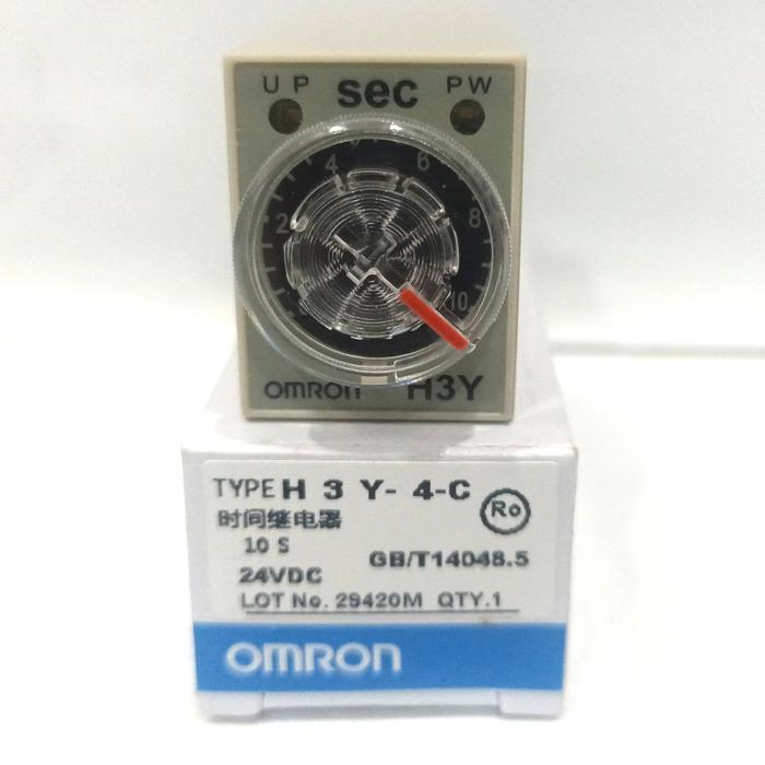 Gambar H3Y-4-10S 24vdc timer omron H3Y-4-24vdc h3y4 timer omon - Timer 10s dari Aufa Dinamika Elektrik undefined Tokopedia