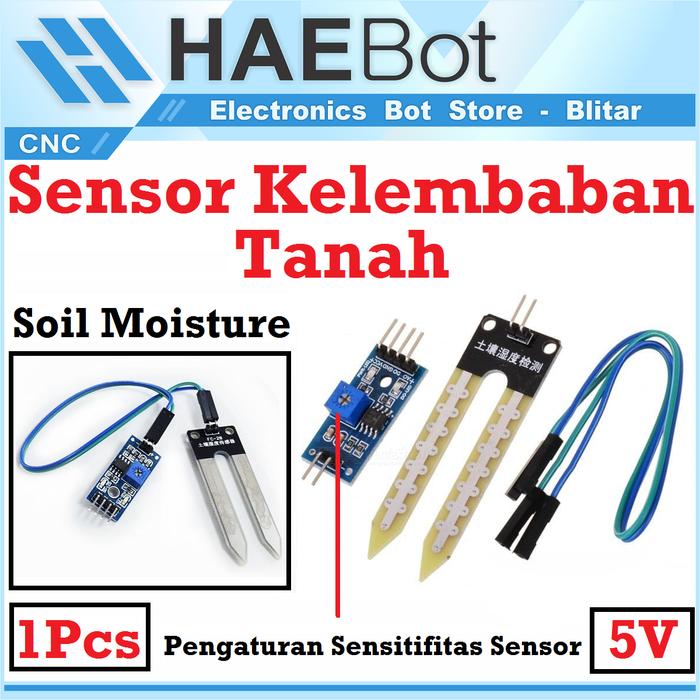 Jual [EBS] Sensor Kelembaban Tanah Soil Moisture Arduino Kadar Air ...