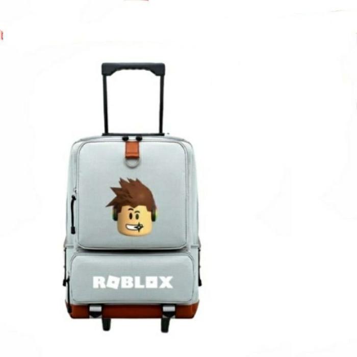 Gambar TAS TROLI TAS DORONG TAS RANSEL ANAK ROBLOX TAS ANAK - Abu-abu dari SUPPLIERTASONLINE undefined Tokopedia