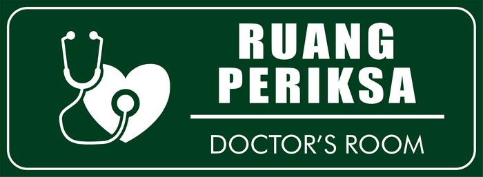 Gambar STIKER KLINIK HARAP TENANG/RUANG TUNGGU/RUANG BERSALIN/RUANG PERIKSA - 01, 11 X 30 CM dari patmo digitalprinting undefined Tokopedia